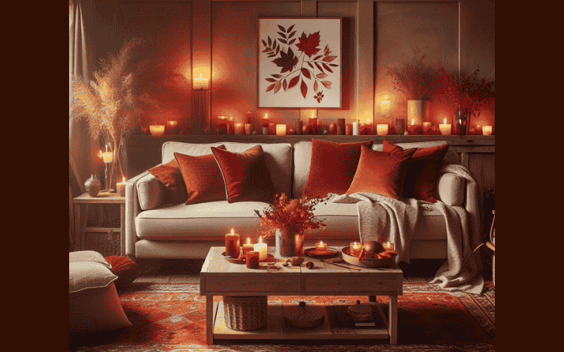 Autumn Home Décor: Cozy Up with Reds and Rust