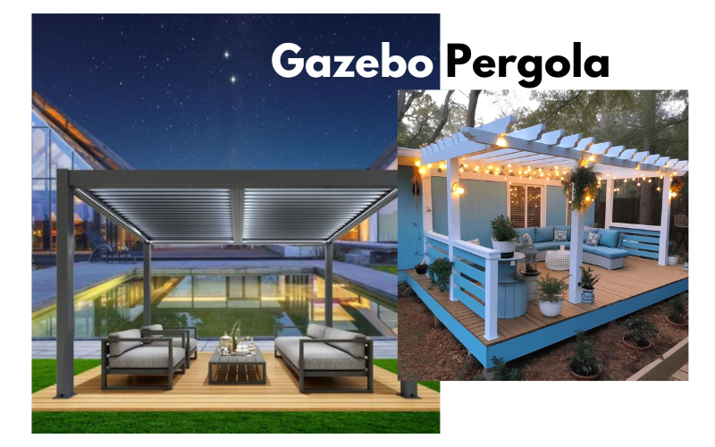 What’s the Difference Between a Gazebo and a Pergola?