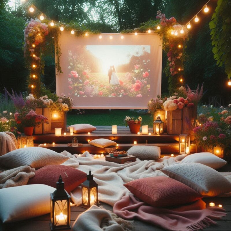 Fall in Love Again: Creating a Dreamy Garden Movie Date Night