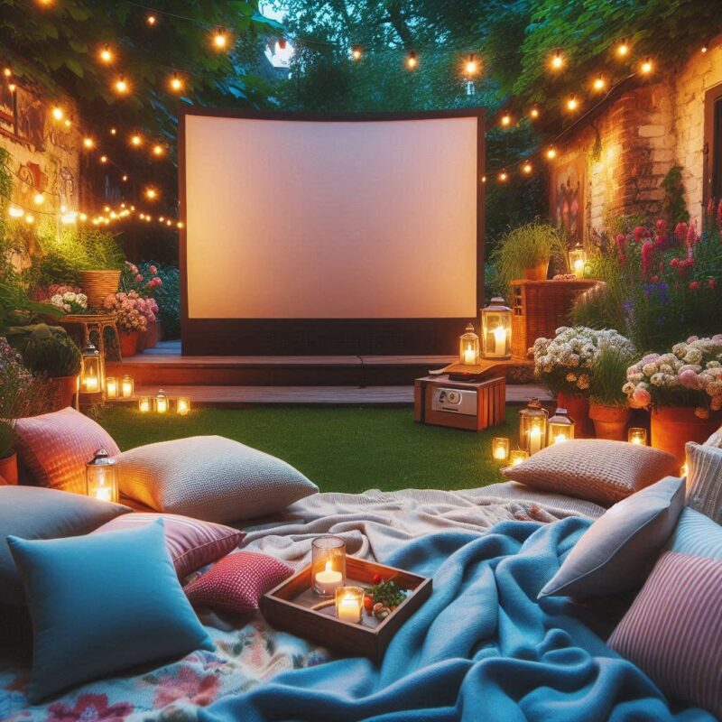 Fall in Love Again: Creating a Dreamy Garden Movie Date Night