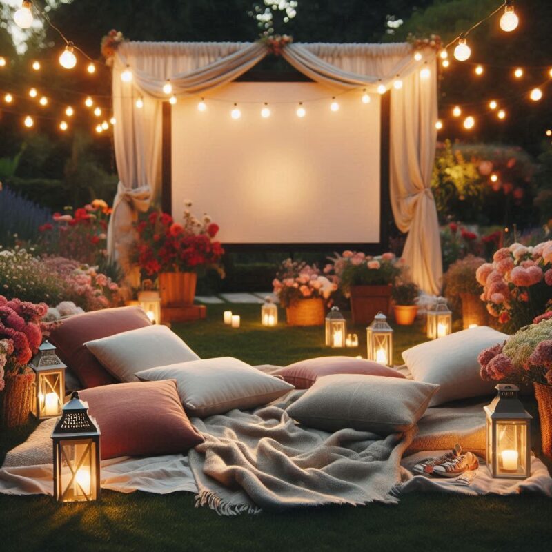 Fall in Love Again: Creating a Dreamy Garden Movie Date Night