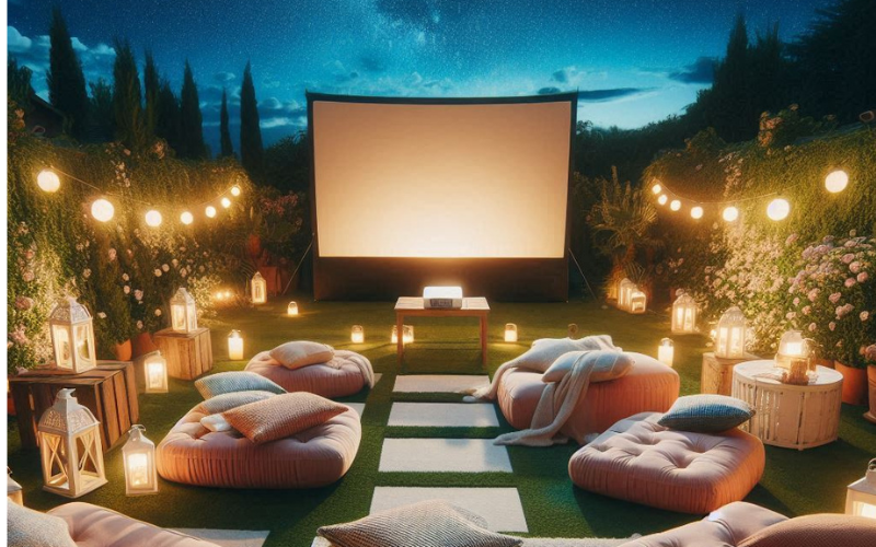 From Projector to Popcorn: Transform Your Garden into a Romantic Movie Oasis