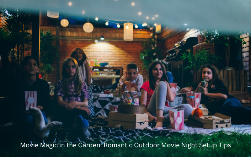 Movie Magic in the Garden Romantic Outdoor Movie Night Setup Tips