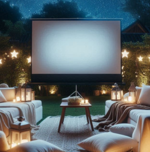 Under the Stars Cozy Garden Movie Setup Ideas for Couples