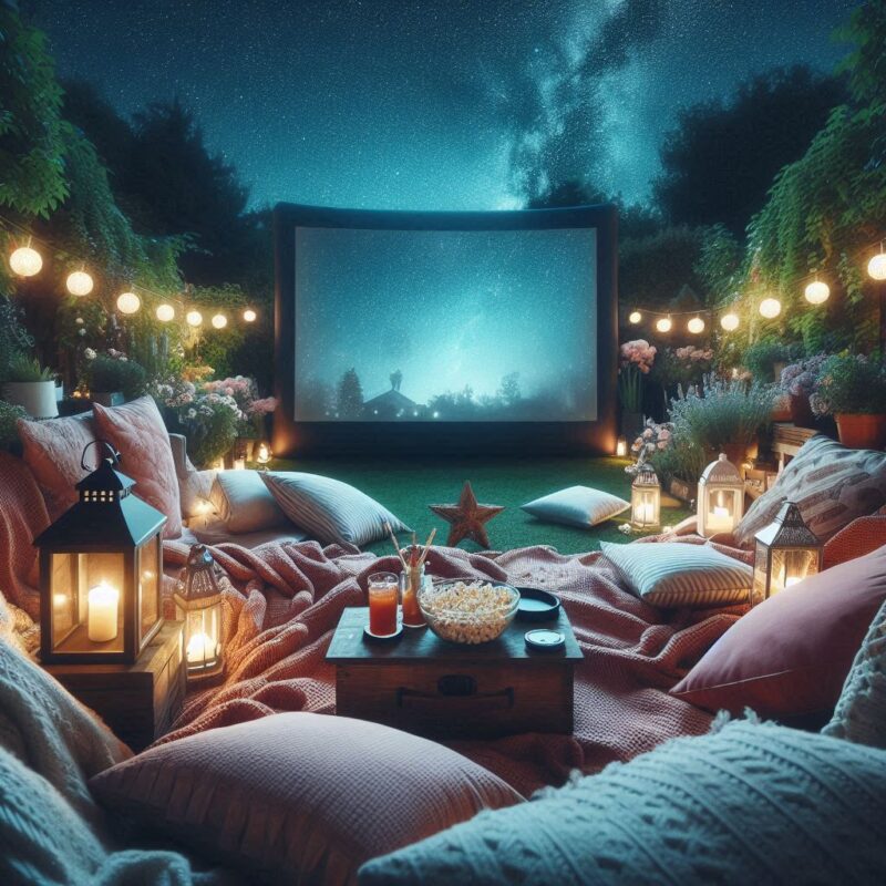 From Projector to Popcorn: Transform Your Garden into a Romantic Movie Oasis