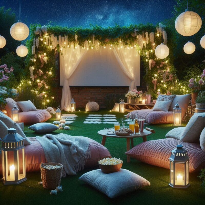 From Projector to Popcorn: Transform Your Garden into a Romantic Movie Oasis