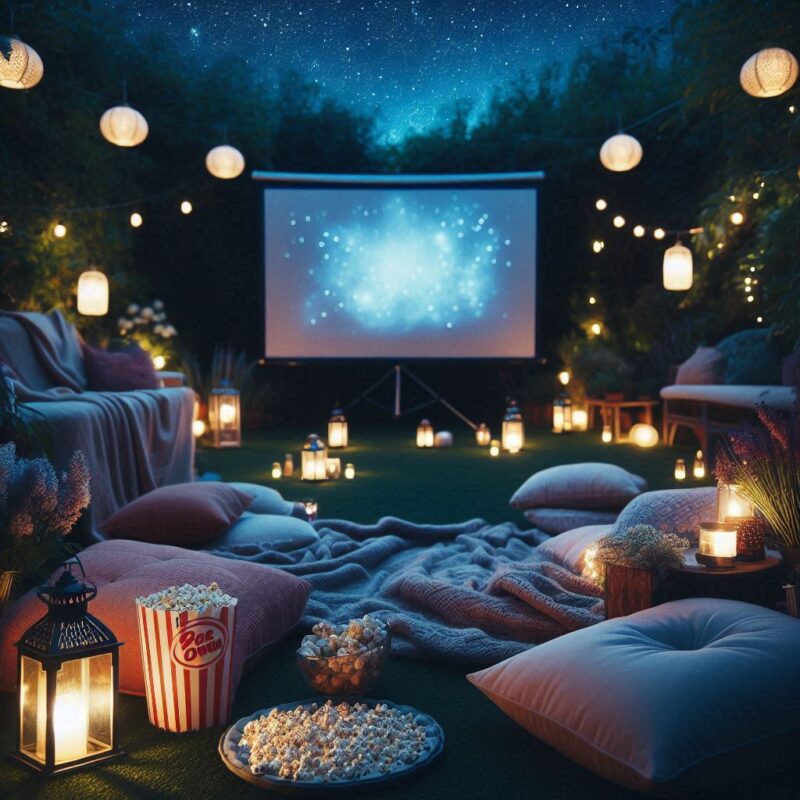 From Projector to Popcorn: Transform Your Garden into a Romantic Movie Oasis