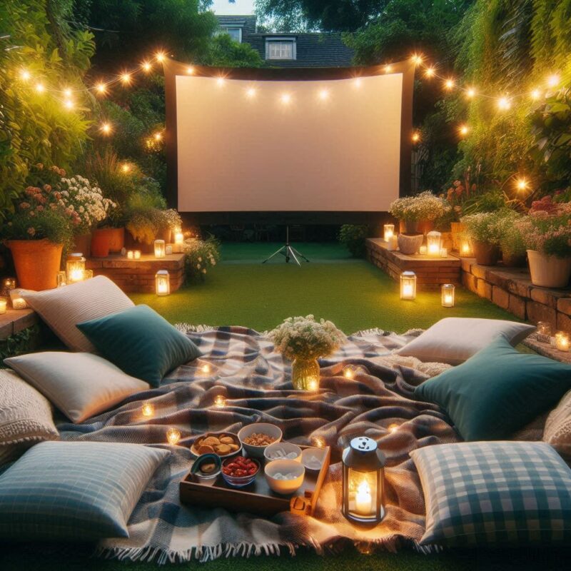 A Night to Remember Cozy Garden Movie Ideas for Couples