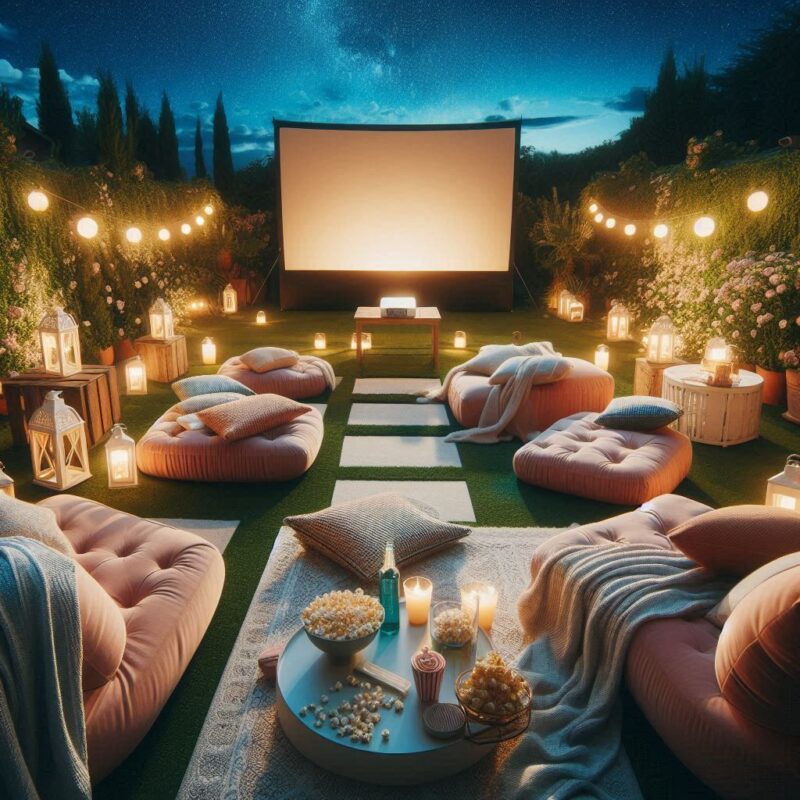 From Projector to Popcorn: Transform Your Garden into a Romantic Movie Oasis