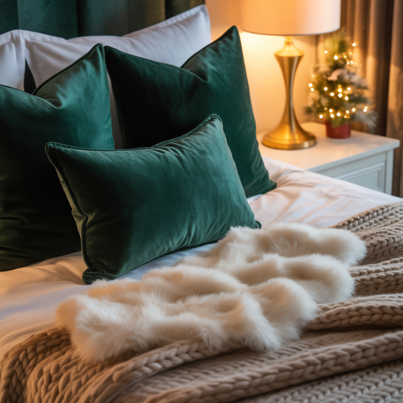 Luxe Plush Textures & Cozy Layers