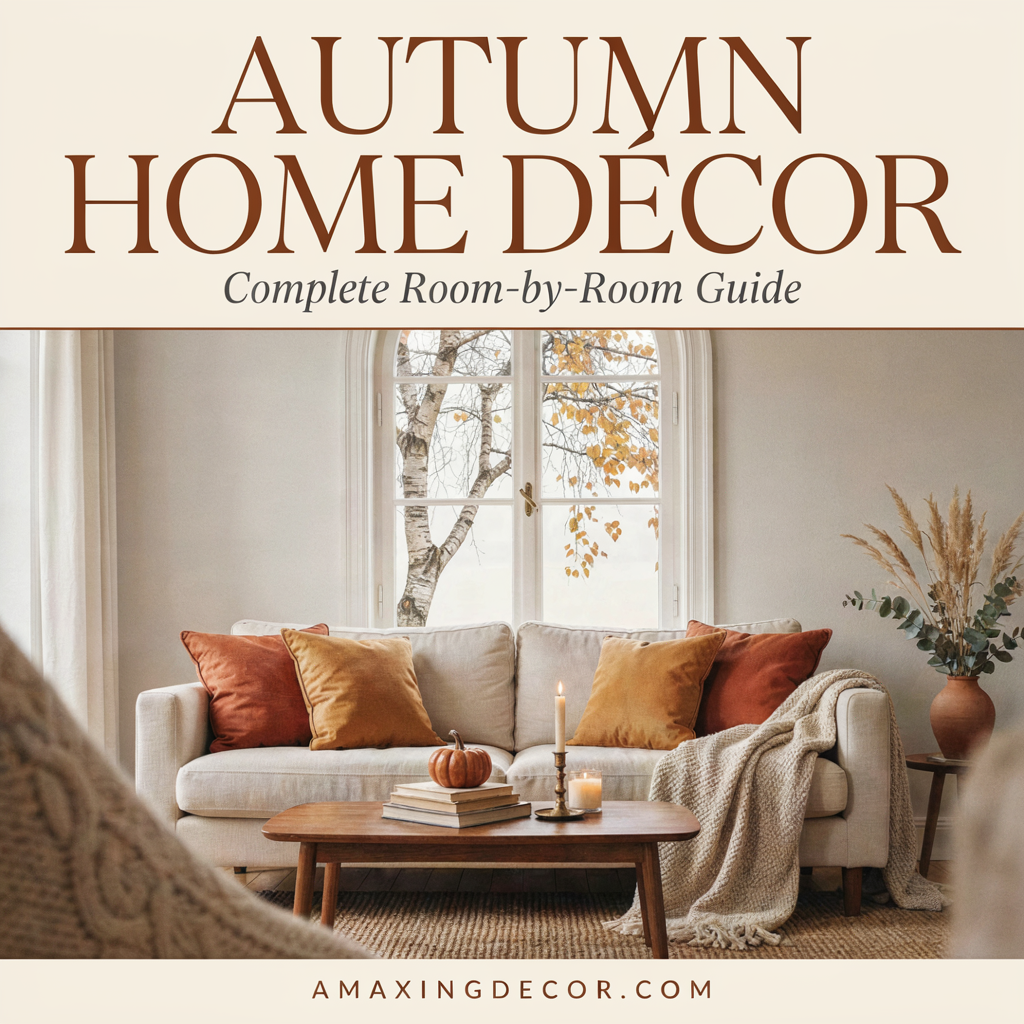 Autumn Home Décor Ideas Complete Room-by-Room Guide