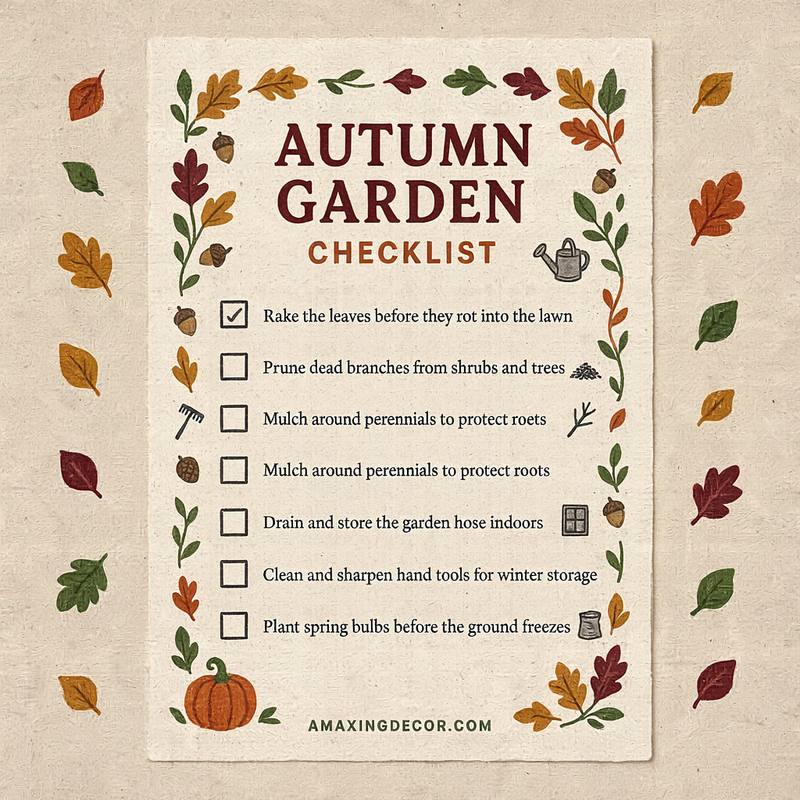Autumn Garden Checklist