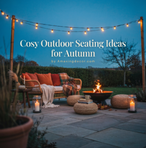 Cosy Outdoor Seating Ideas for Autumn