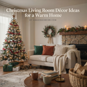 Christmas Living Room Décor Ideas for a Warm Home